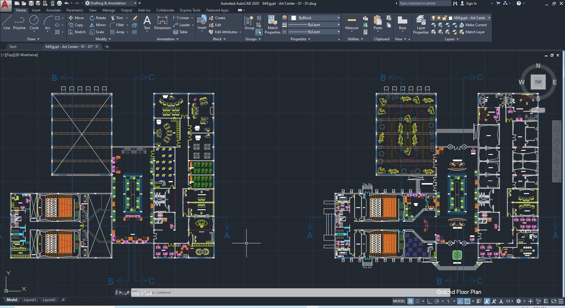 0032 - Art Center - 2021 - 01 - Design 01 - 2D Plans - 3D Files 3D model_38