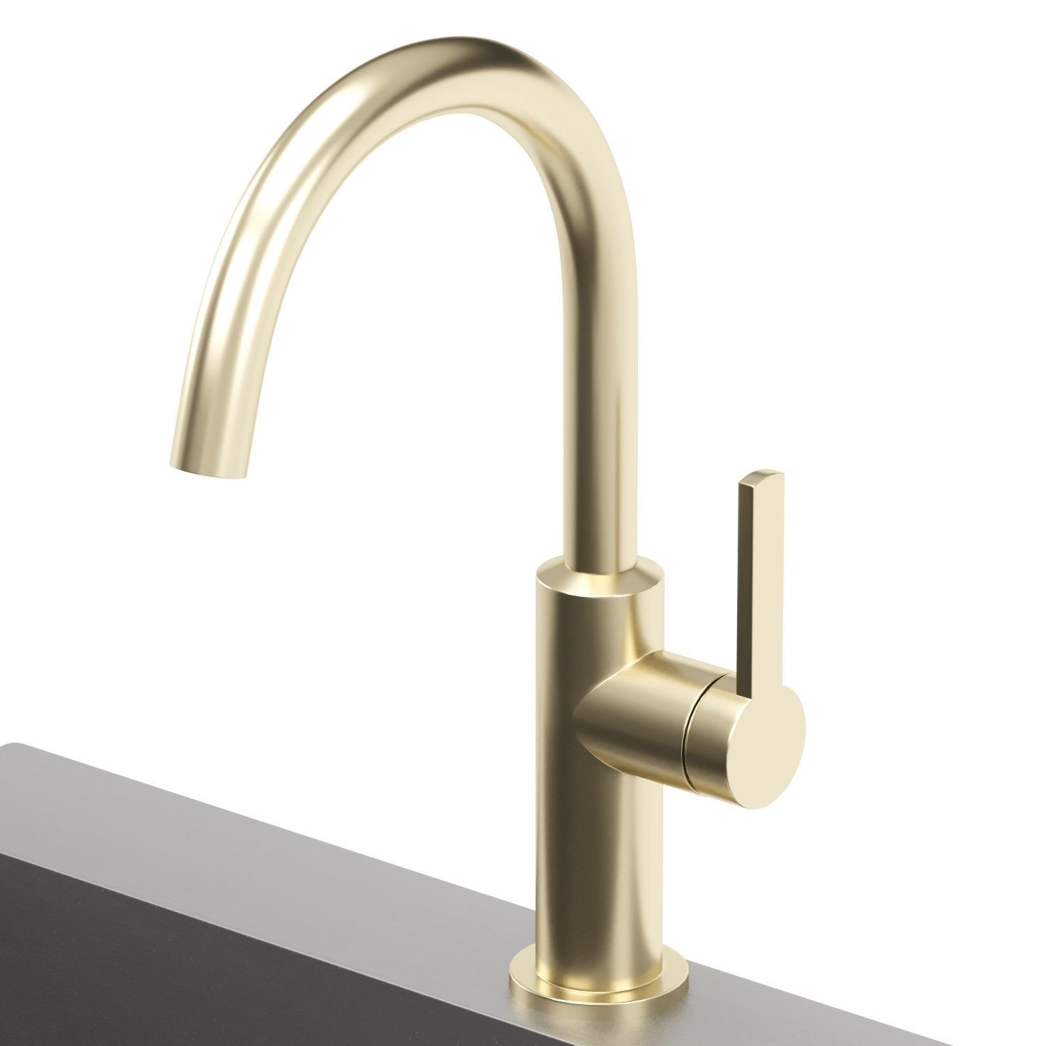 KRAUS Stainless Steel Single Bowl Deep Laundry Utility Sink 3D model_4