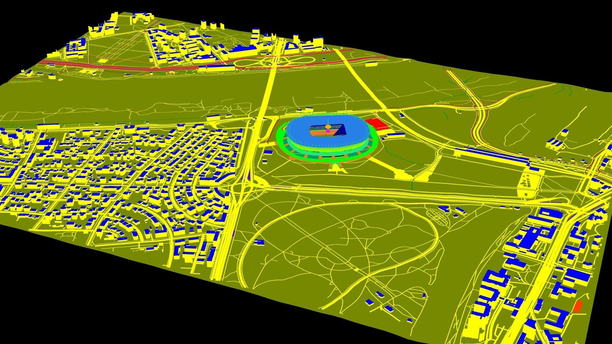 Warsaw National Stadium Warsaw Poland 3D model_11