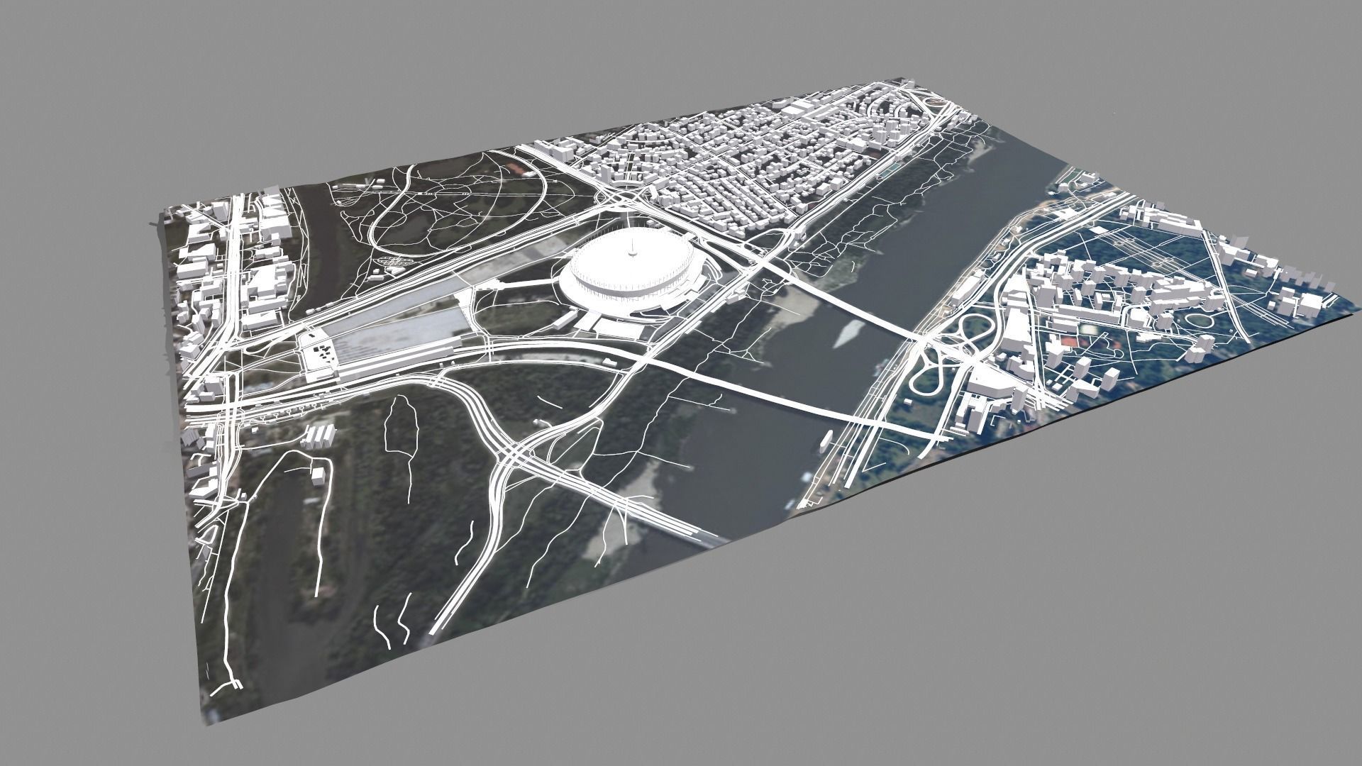 Warsaw National Stadium Warsaw Poland 3D model_8