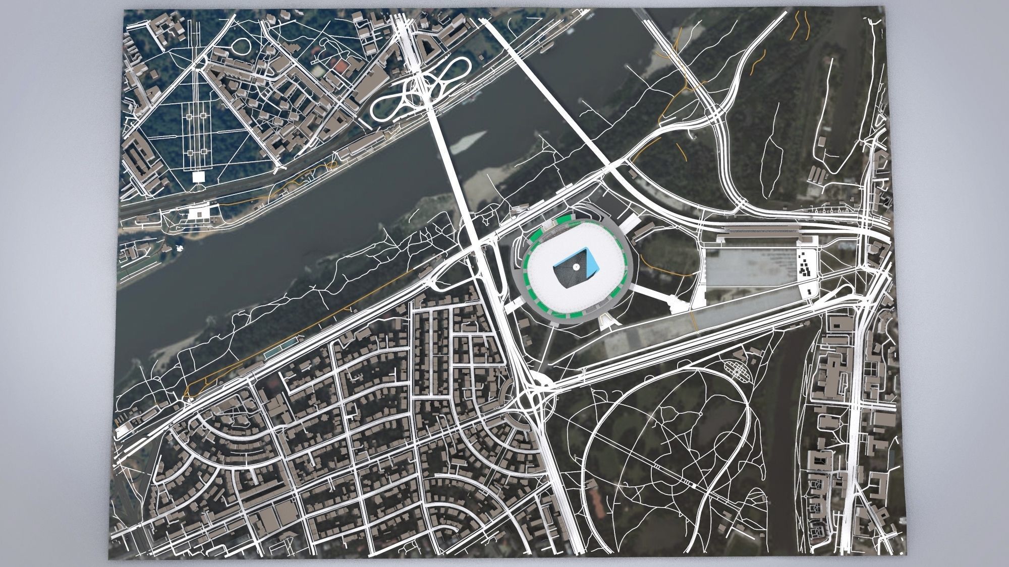 Warsaw National Stadium Warsaw Poland 3D model_4