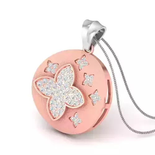 Pendant Casual circle flowers 