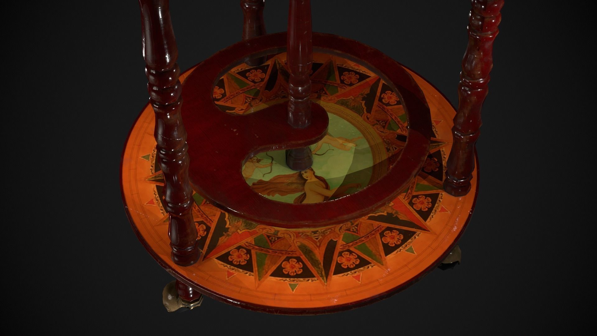 Pirates Globe Low-poly 3D model_8