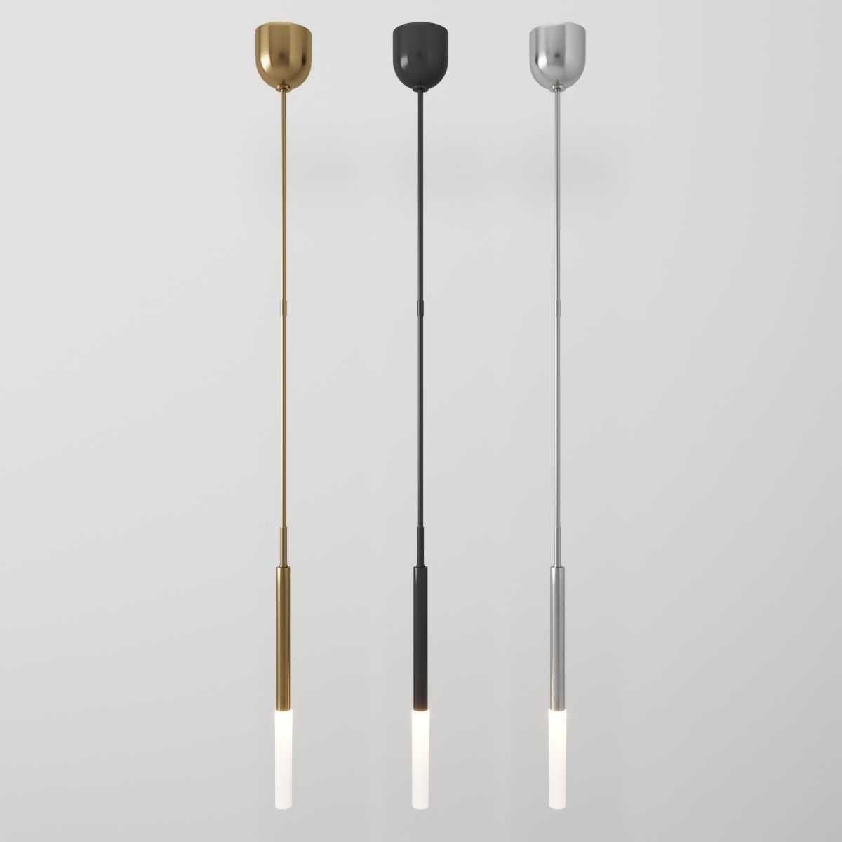 Rousseau Single Pendant by Kelly Wearstler 3D model_1