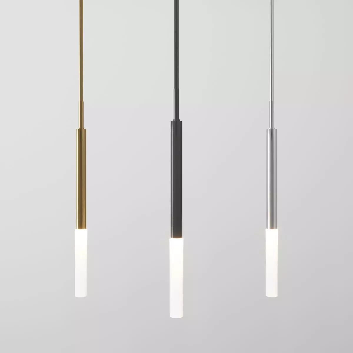 Rousseau Single Pendant by Kelly Wearstler 3D model_0