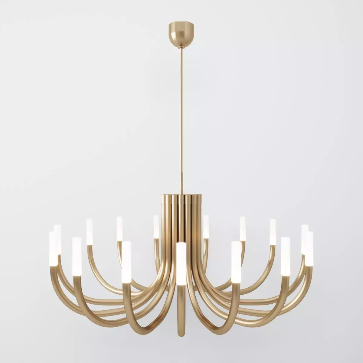 Rousseau Large Oval Chandelier by Kelly Wearstler 3D model_0