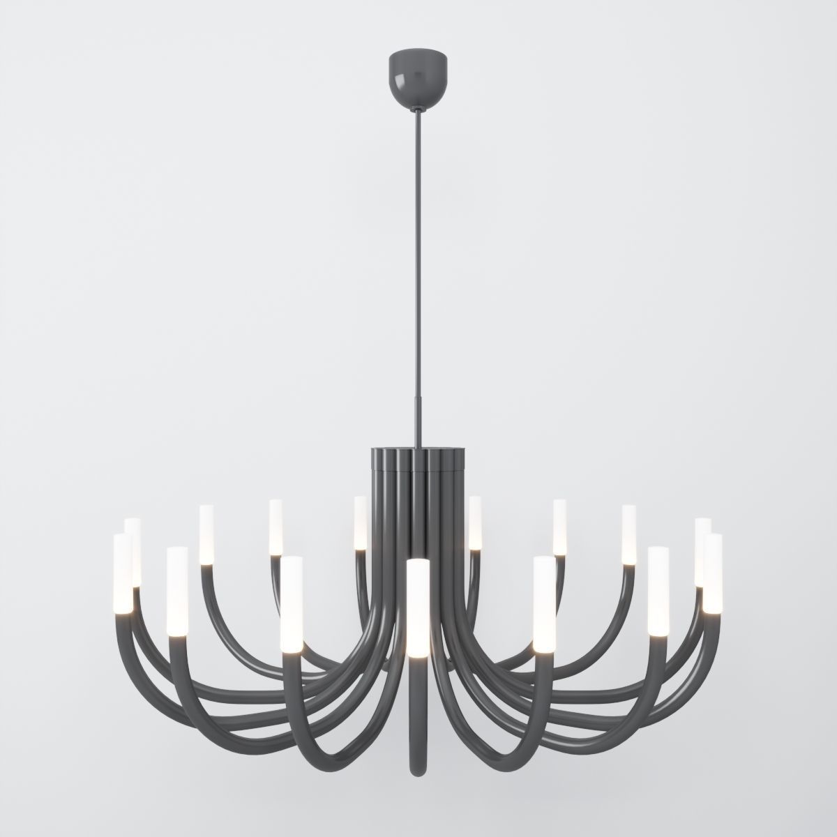 Rousseau Large Oval Chandelier by Kelly Wearstler 3D model_1