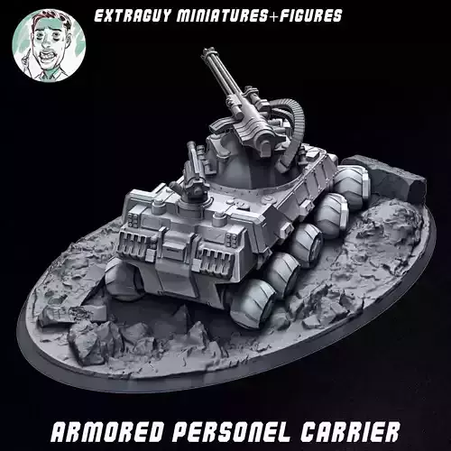 Battle APC 55mm 3D print model
