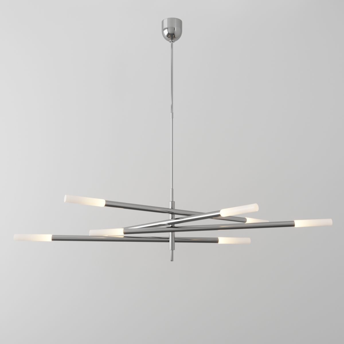 Rousseau Grande Eight Light Articulating Chandelier 3D model_1