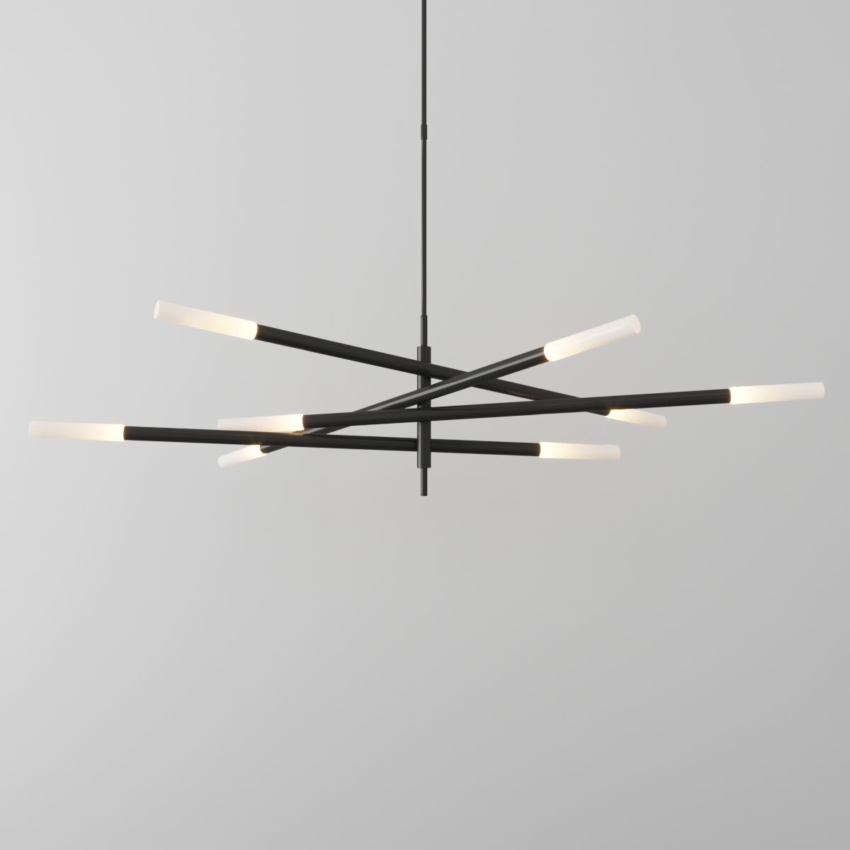 Rousseau Grande Eight Light Articulating Chandelier 3D model_2