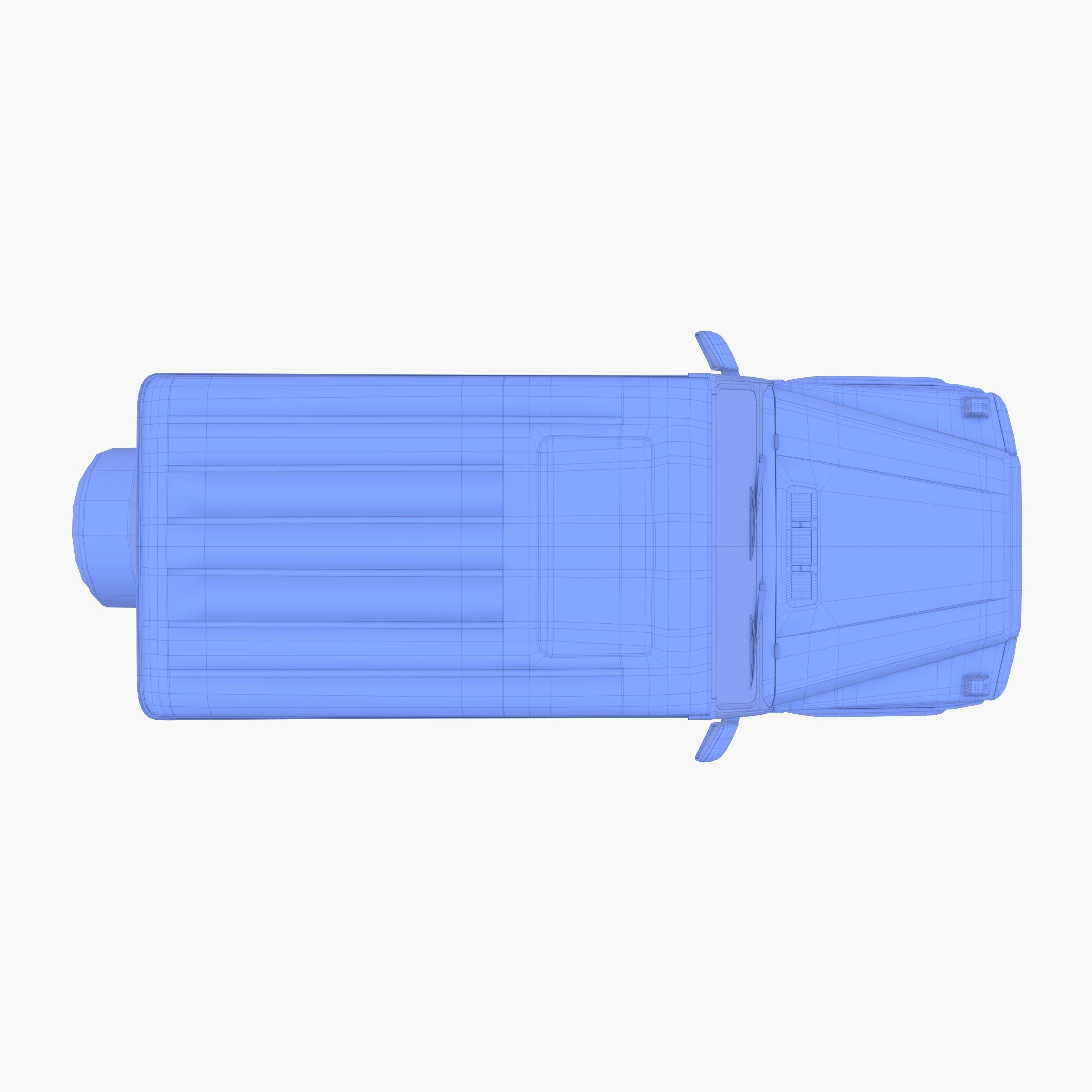 Generic Luxury SUV with interior 3D model_36