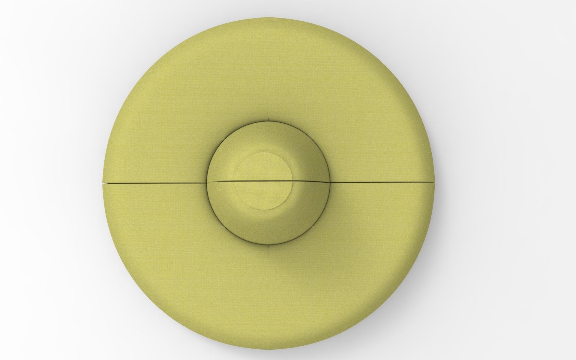 Saloon Sofa Low-poly 3D model_4