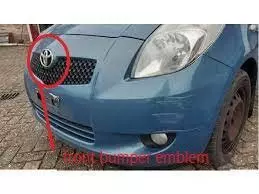 toyota yaris front bumper emblem 3D print model_0