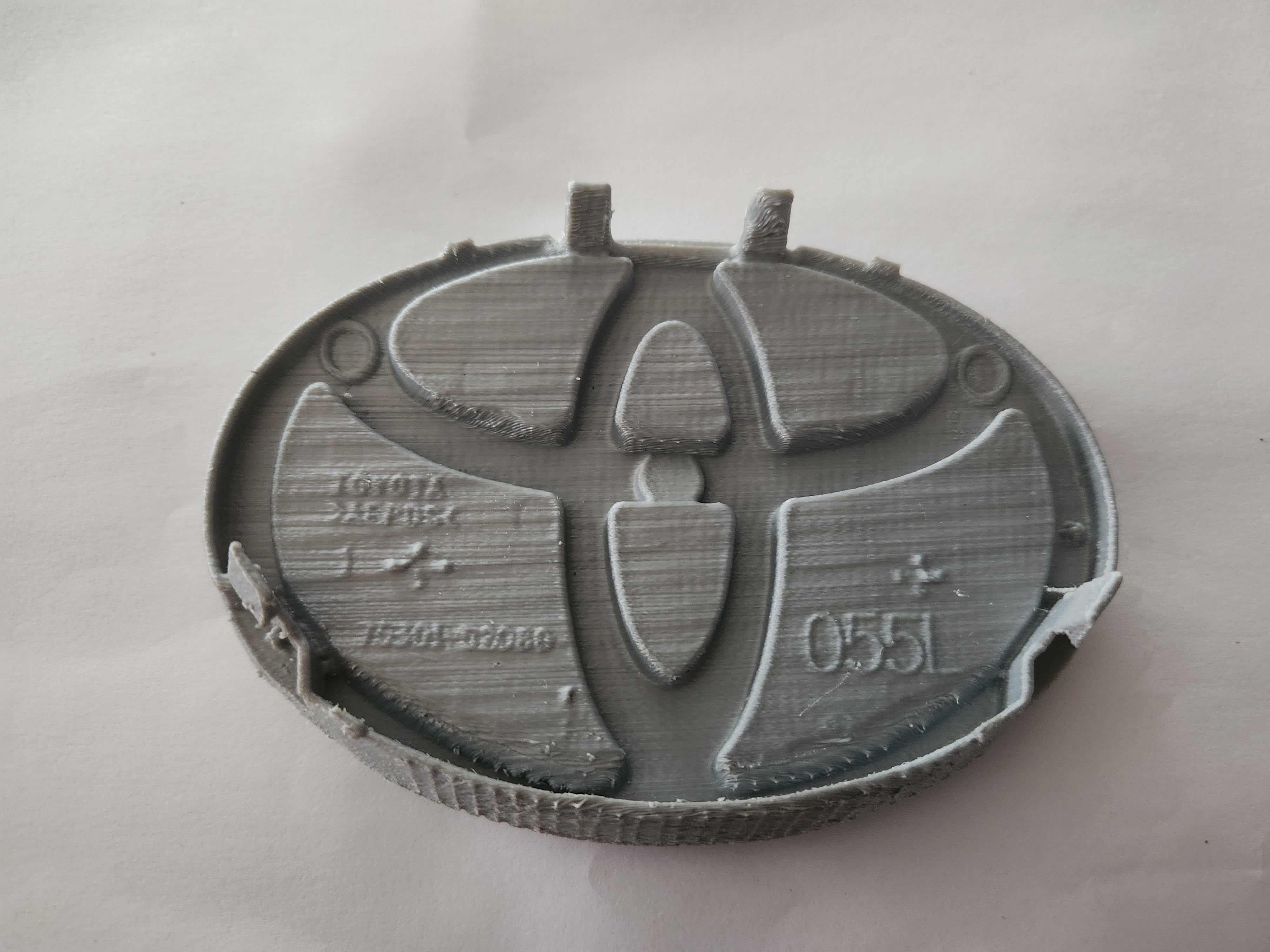 toyota yaris front bumper emblem 3D print model_2