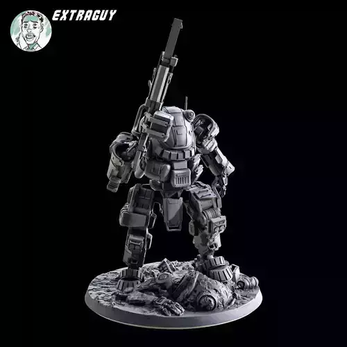 Titanfall Ogre 75mm 3D print model