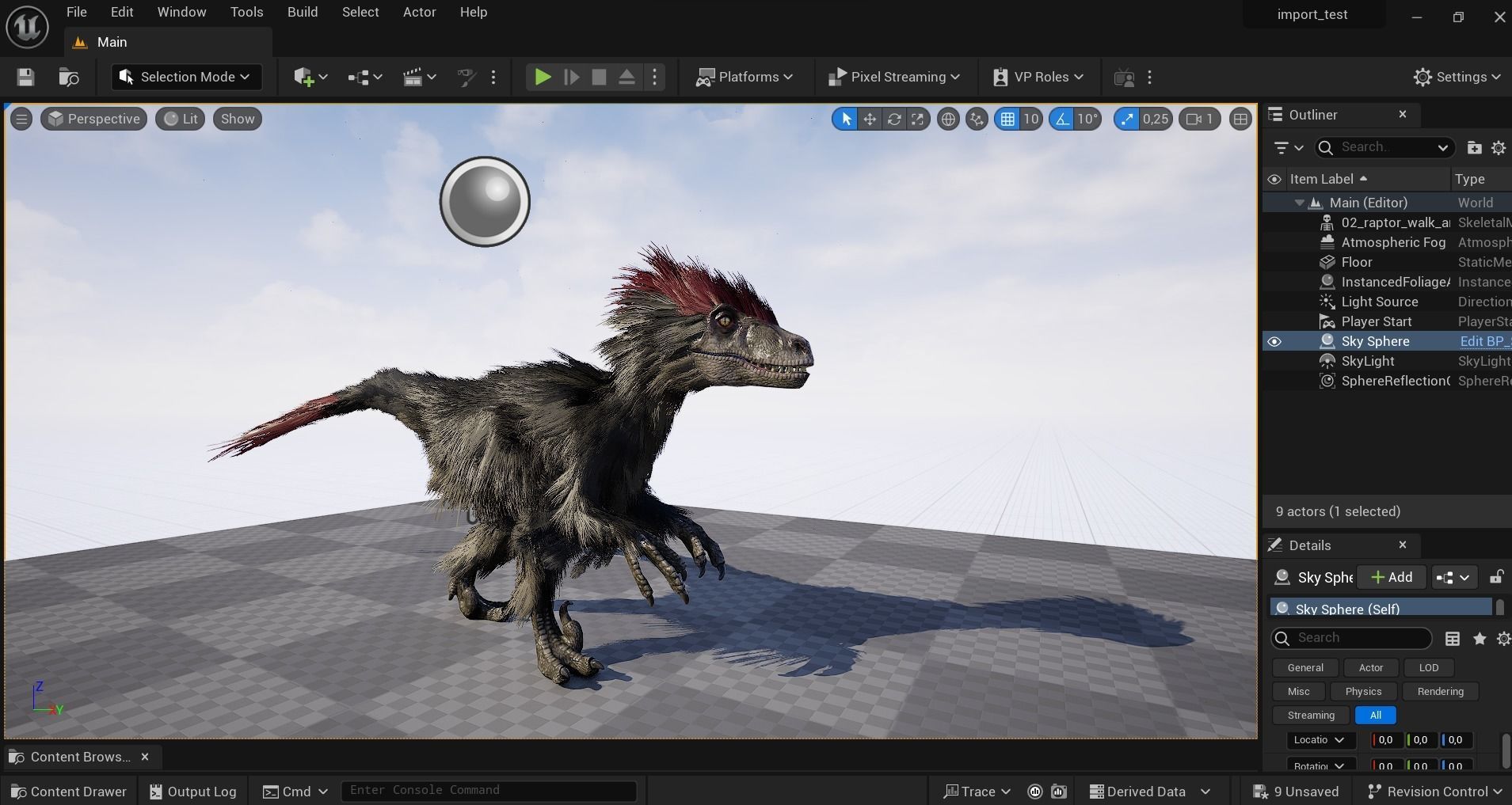 Raptor - Blender Low-poly 3D model_12