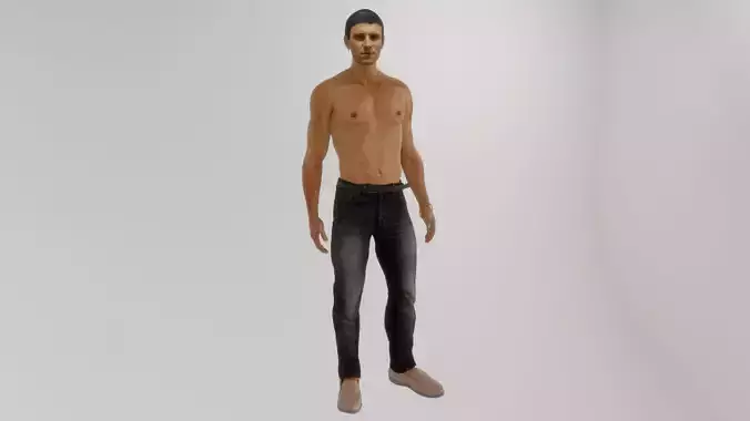 Young man on a sunny summer day