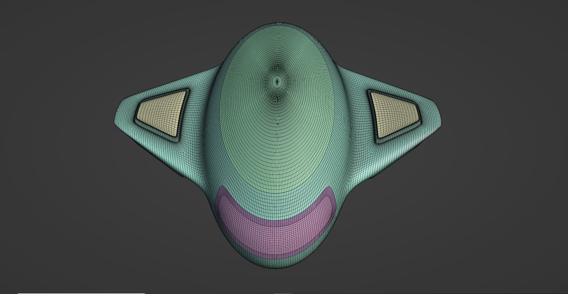 Sci-Fi Space Vehicle - HardSurface 3D model_8