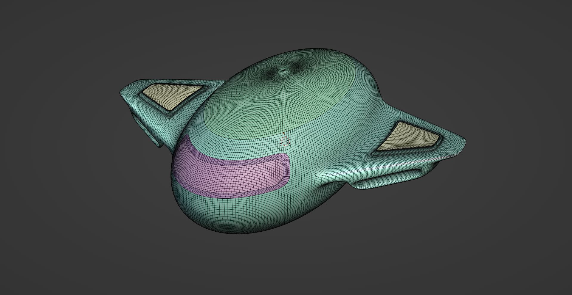 Sci-Fi Space Vehicle - HardSurface 3D model_6