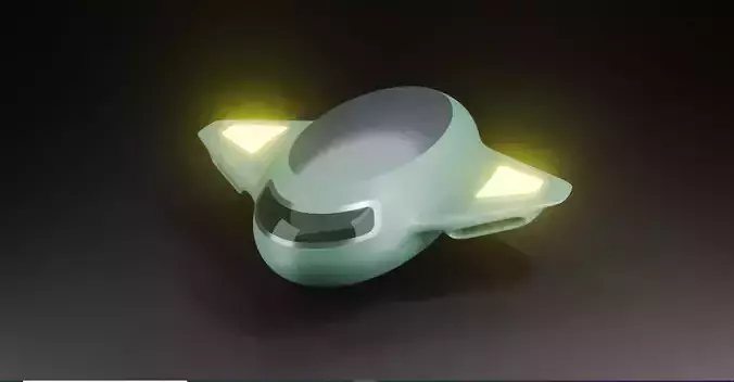 Sci-Fi Space Vehicle - HardSurface