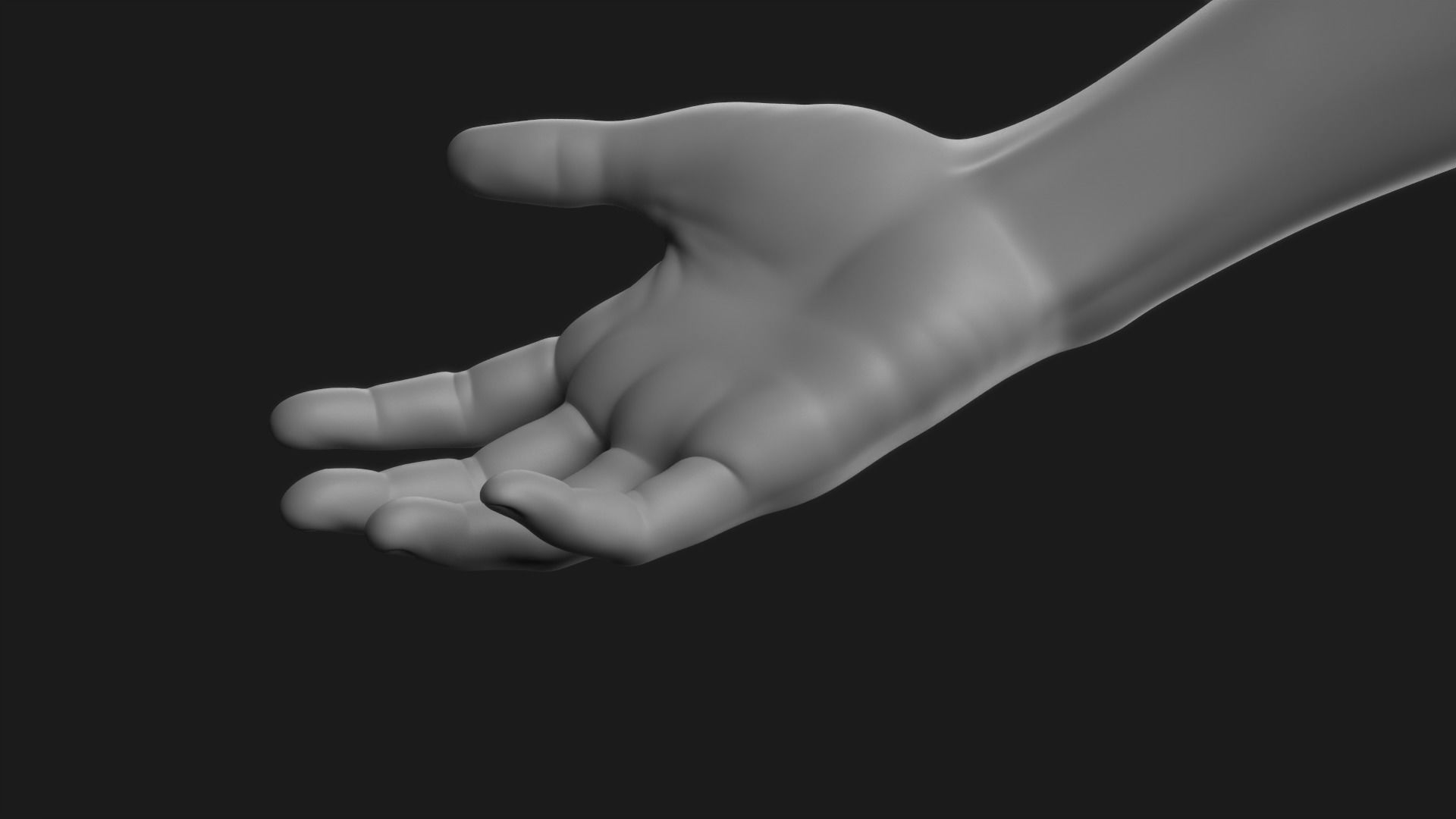 Realistic Man Body Basemesh 3D model_48