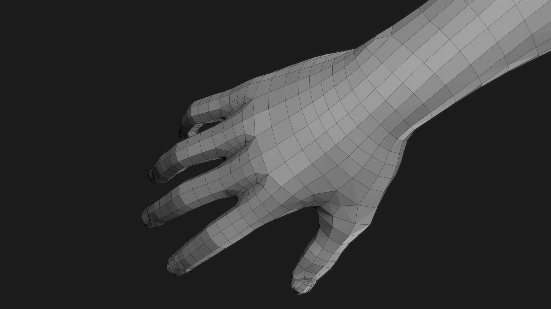 Realistic Man Body Basemesh 3D model_52