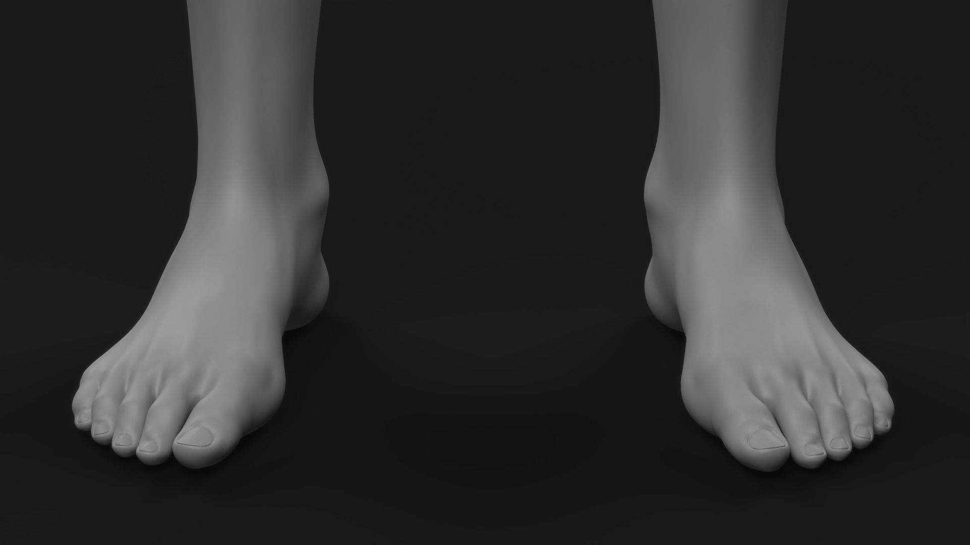 Realistic Man Body Basemesh 3D model_68