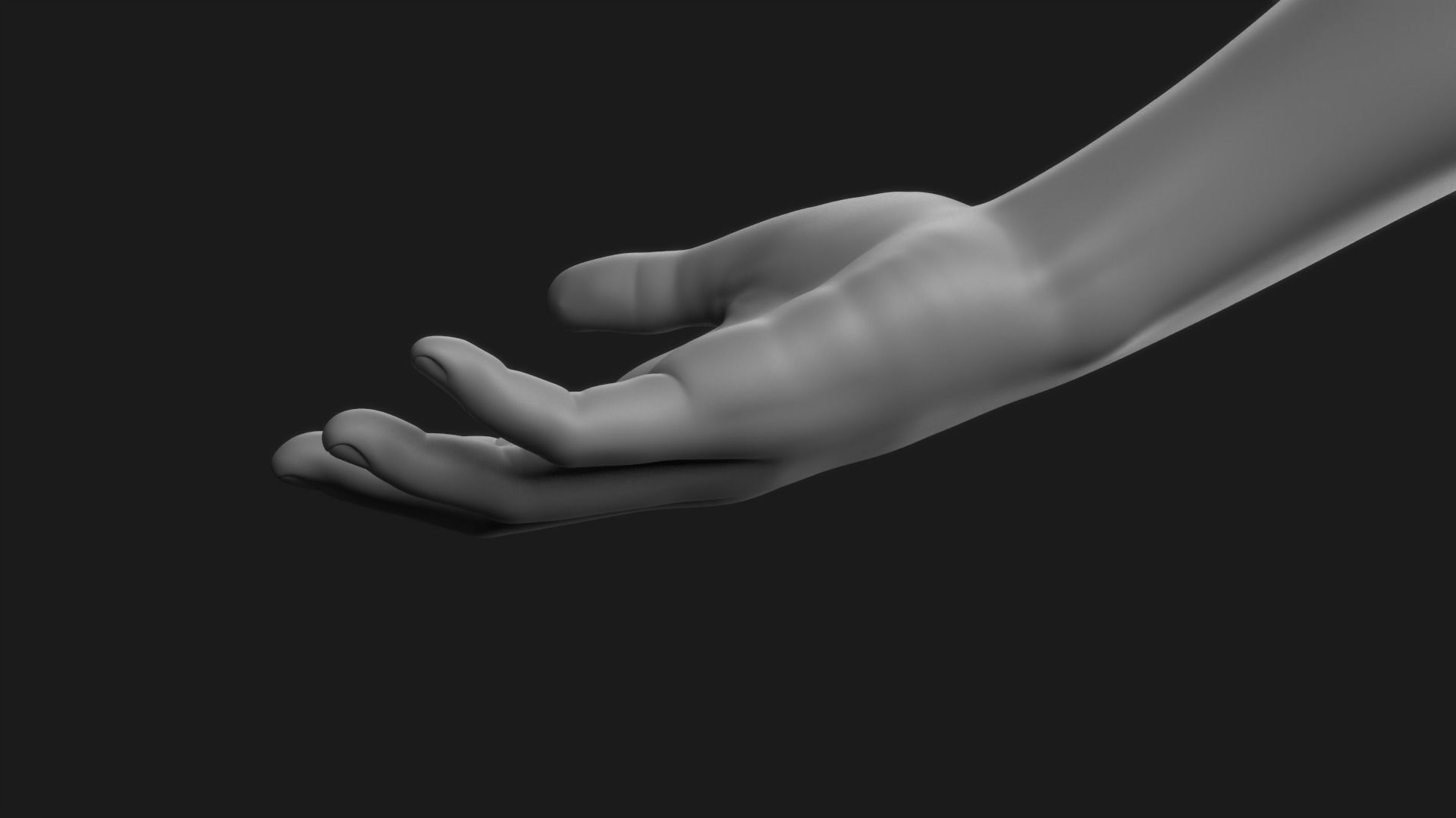 Realistic Man Body Basemesh 3D model_47