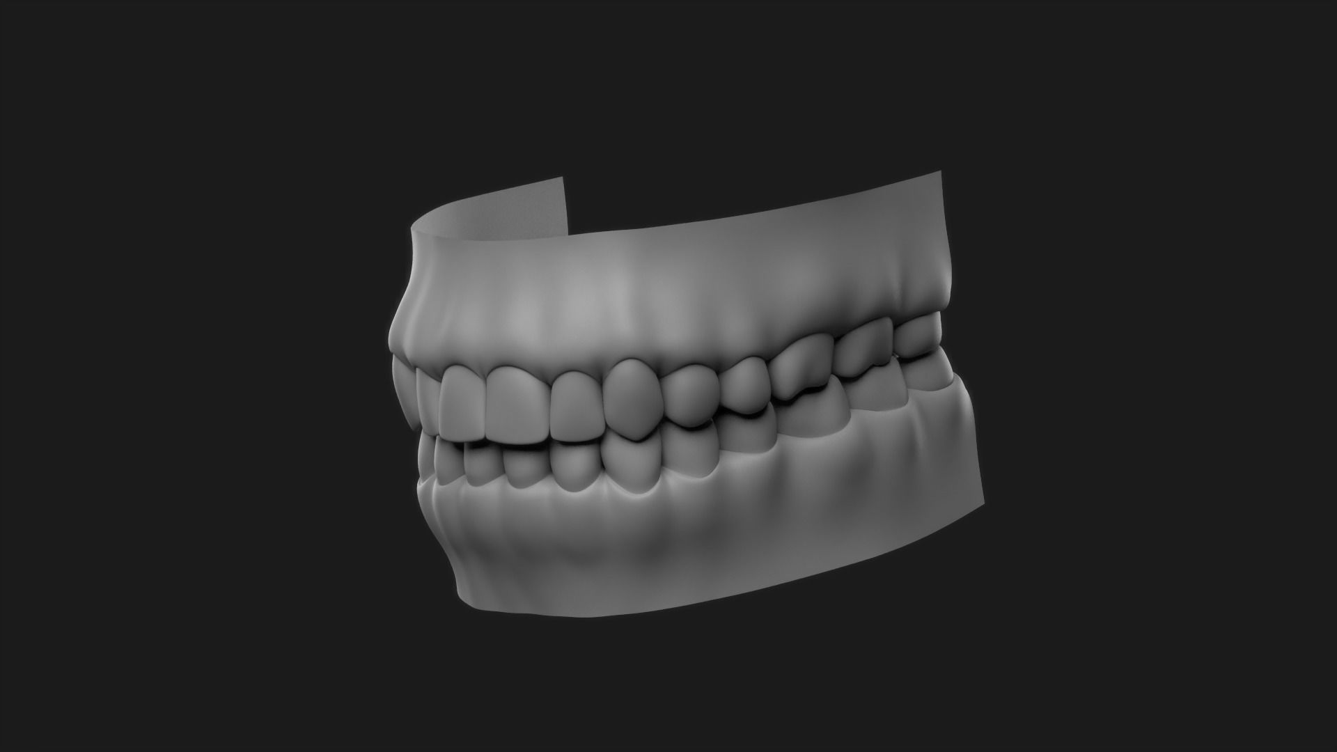 Realistic Man Body Basemesh 3D model_23