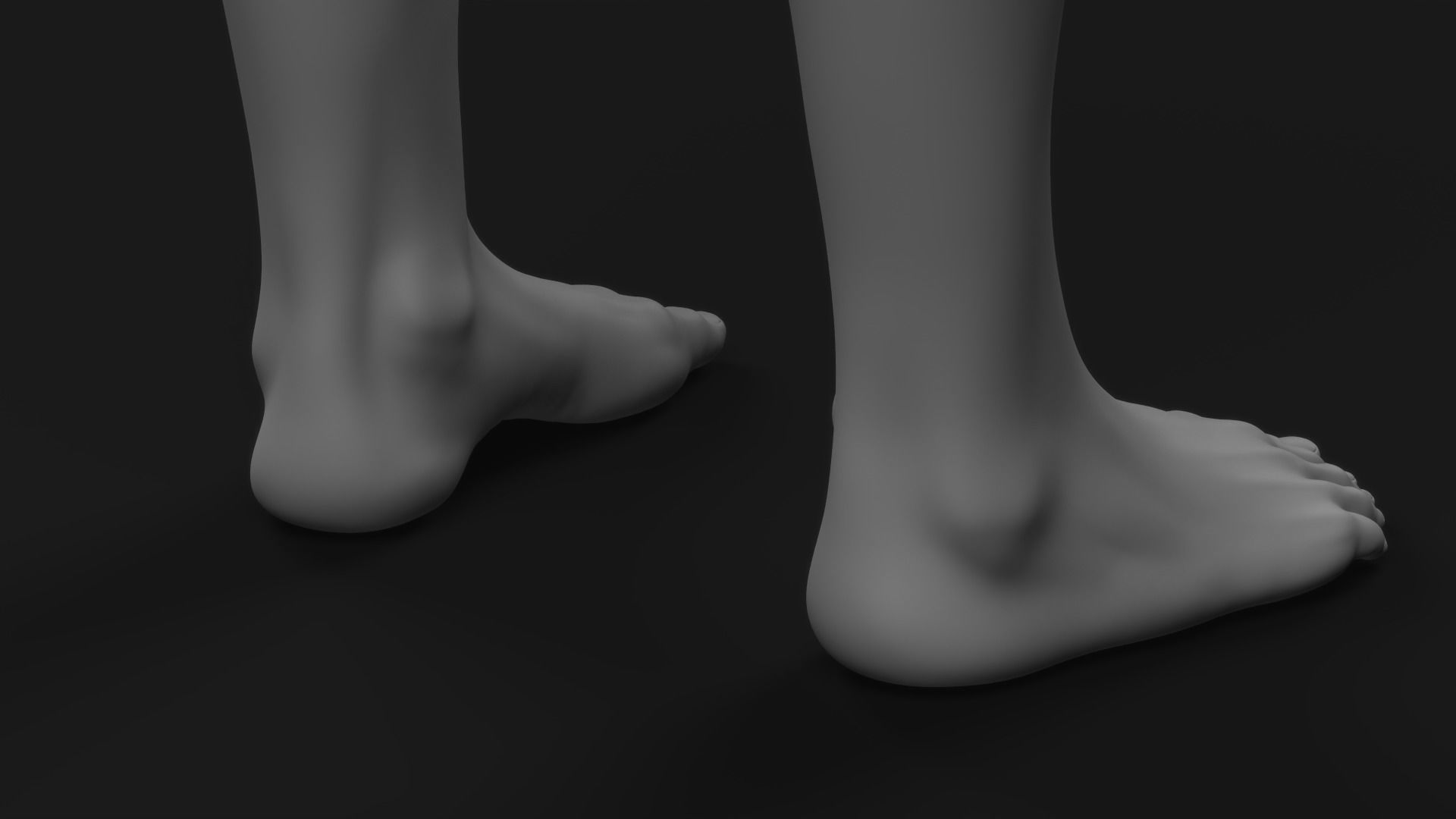 Realistic Man Body Basemesh 3D model_69