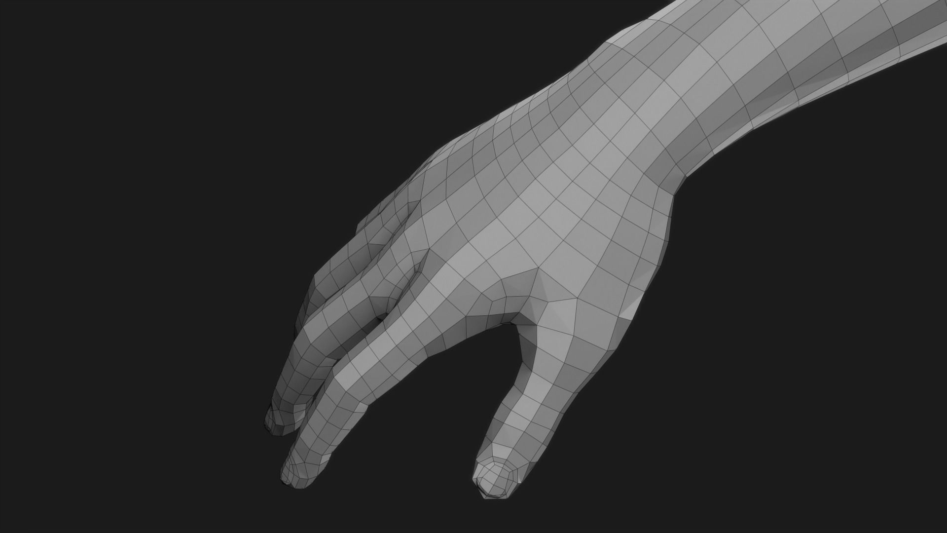 Realistic Man Body Basemesh 3D model_51