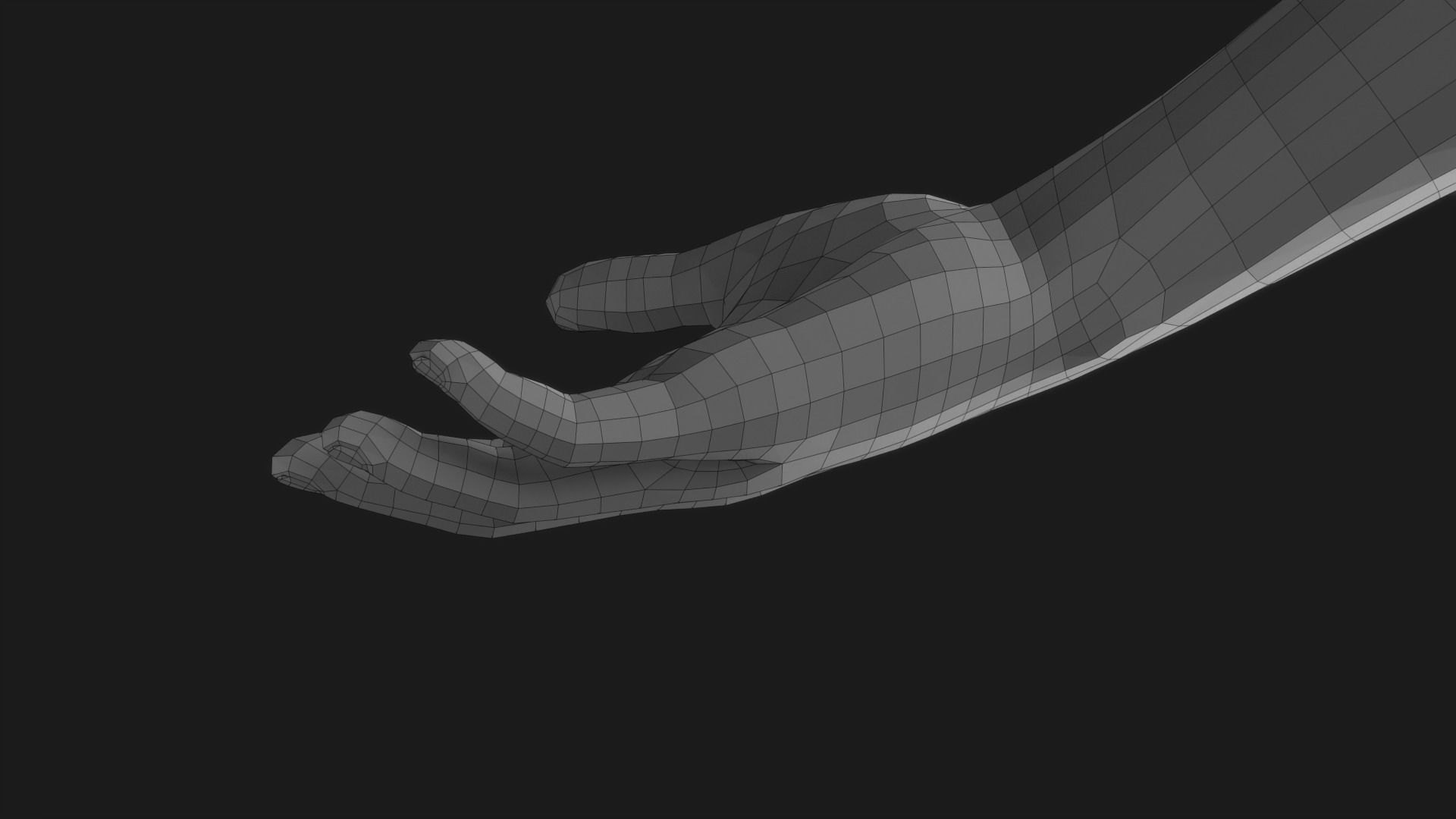 Realistic Man Body Basemesh 3D model_53