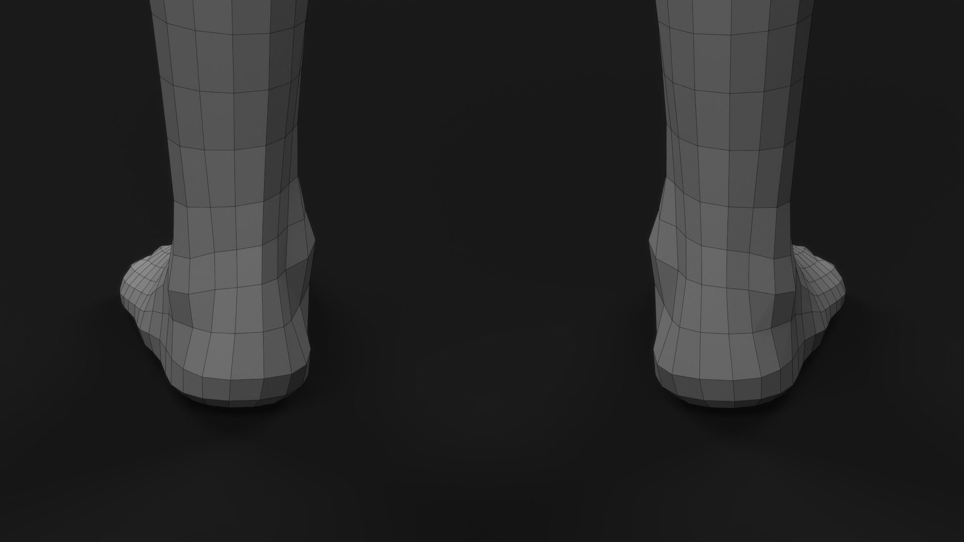 Realistic Man Body Basemesh 3D model_75