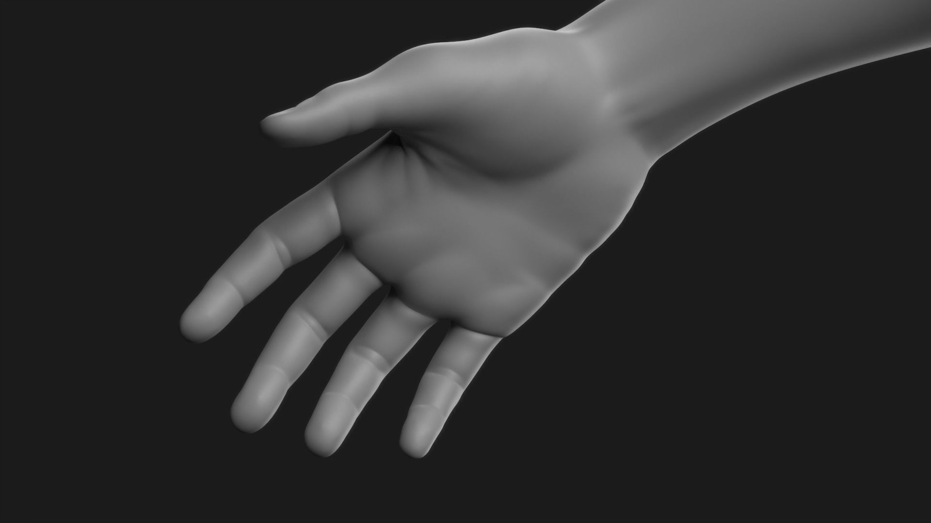 Realistic Man Body Basemesh 3D model_49