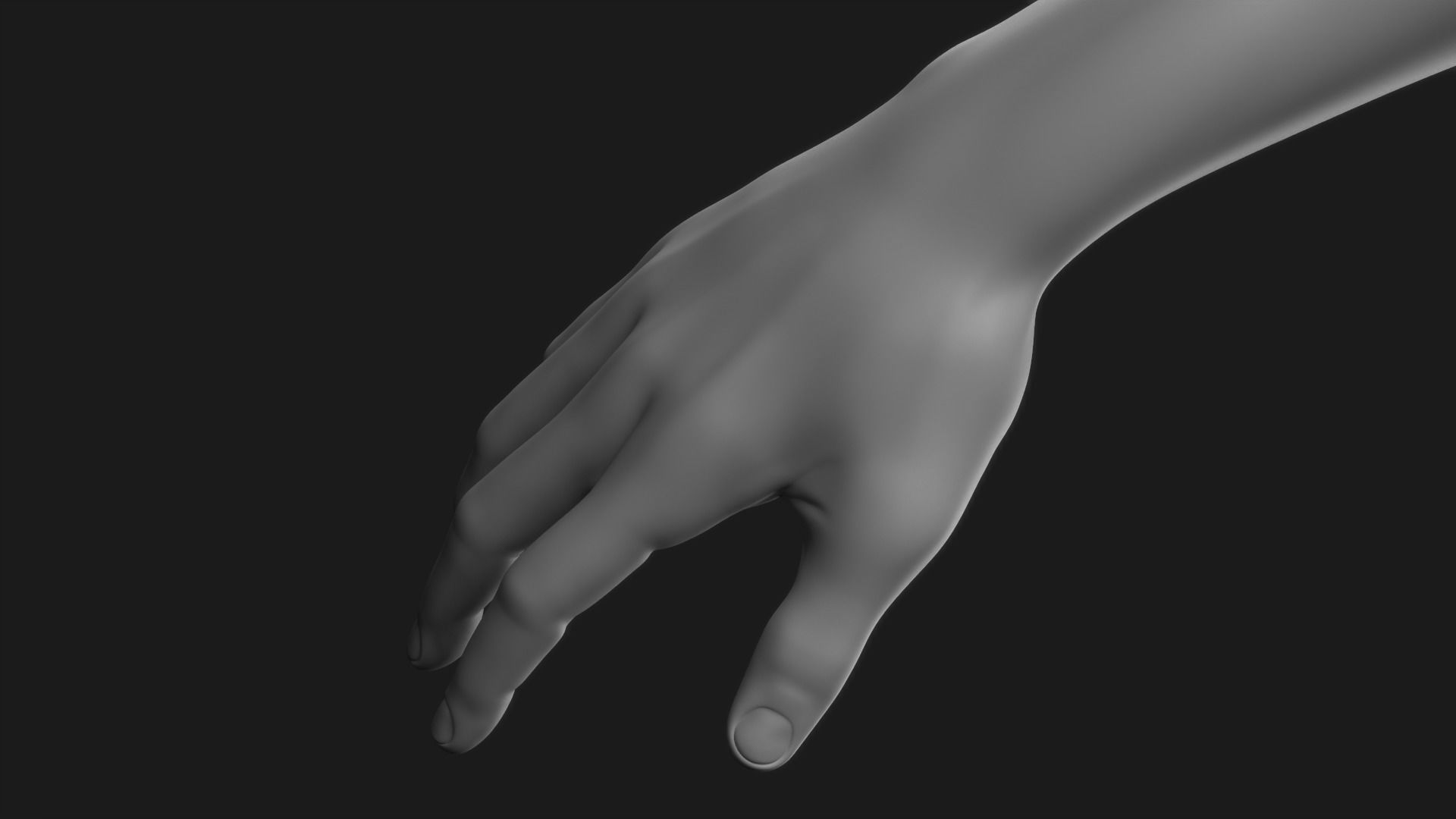 Realistic Man Body Basemesh 3D model_45