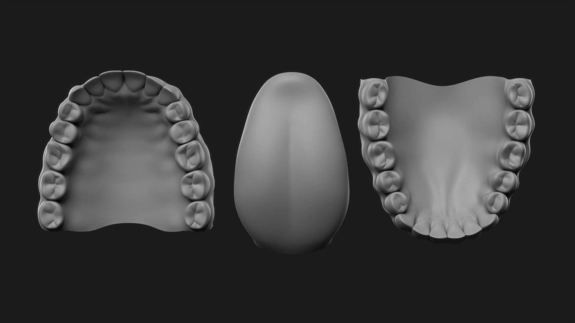 Realistic Man Body Basemesh 3D model_32