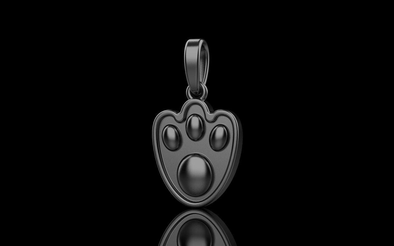 Rabbit lucky pendant model 320 3D print model_16