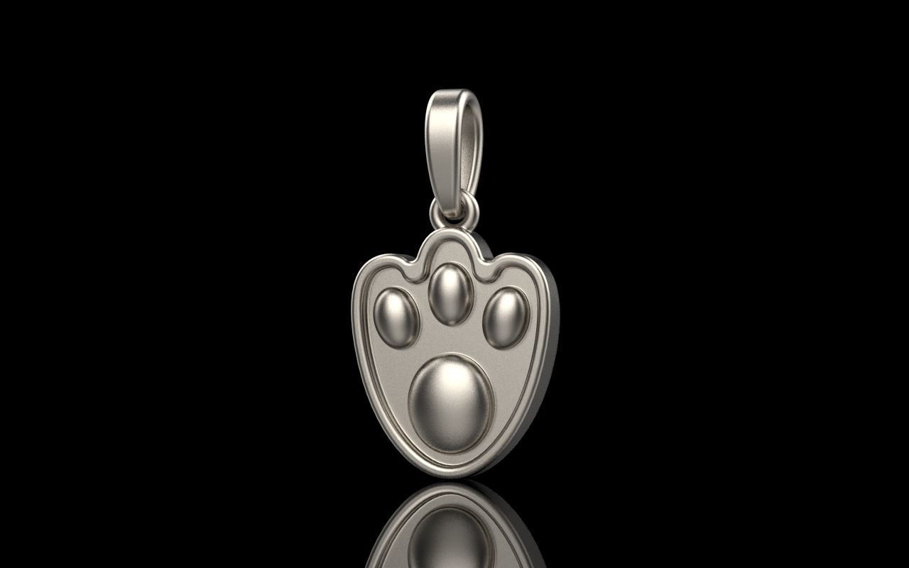Rabbit lucky pendant model 320 3D print model_2