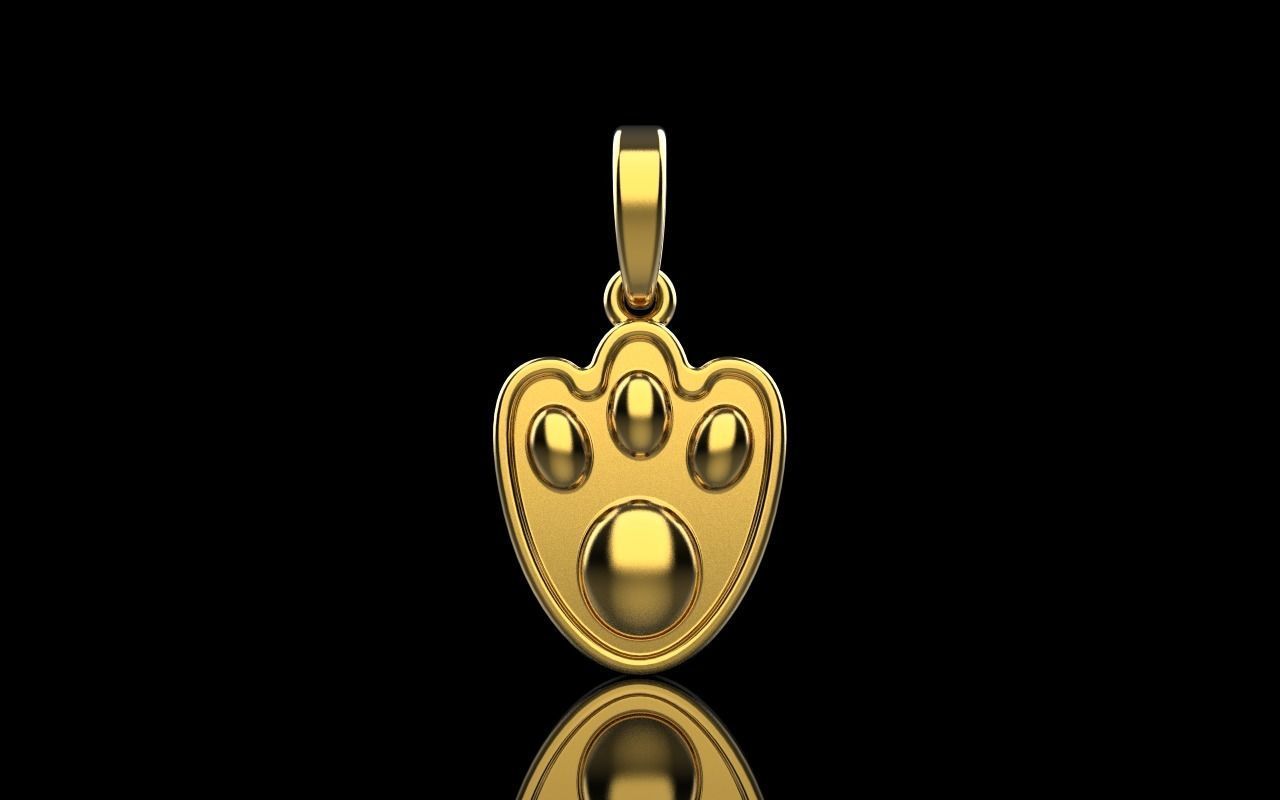 Rabbit lucky pendant model 320 3D print model_18