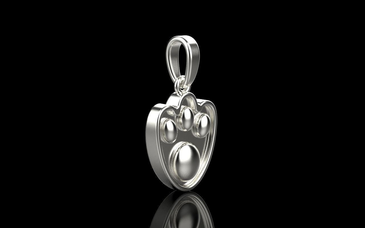 Rabbit lucky pendant model 320 3D print model_30