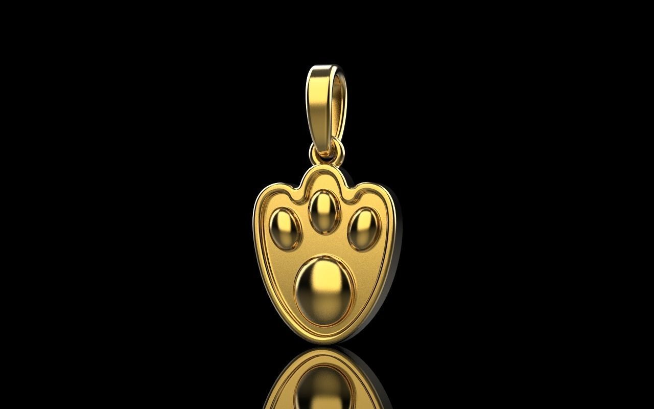 Rabbit lucky pendant model 320 3D print model_17