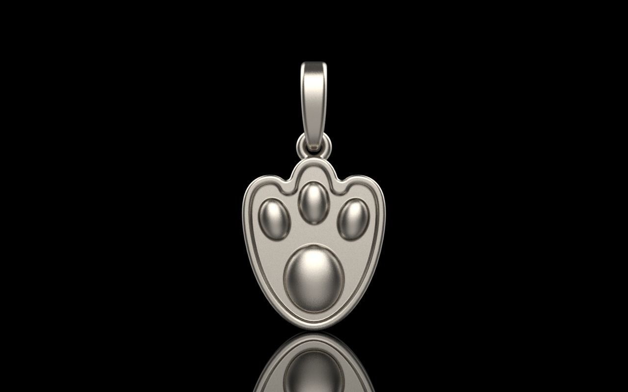 Rabbit lucky pendant model 320 3D print model_22