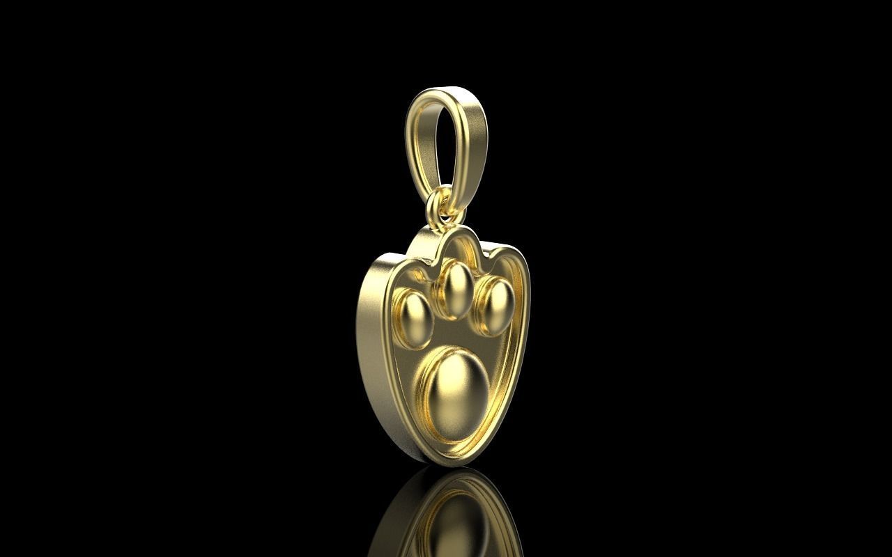 Rabbit lucky pendant model 320 3D print model_26