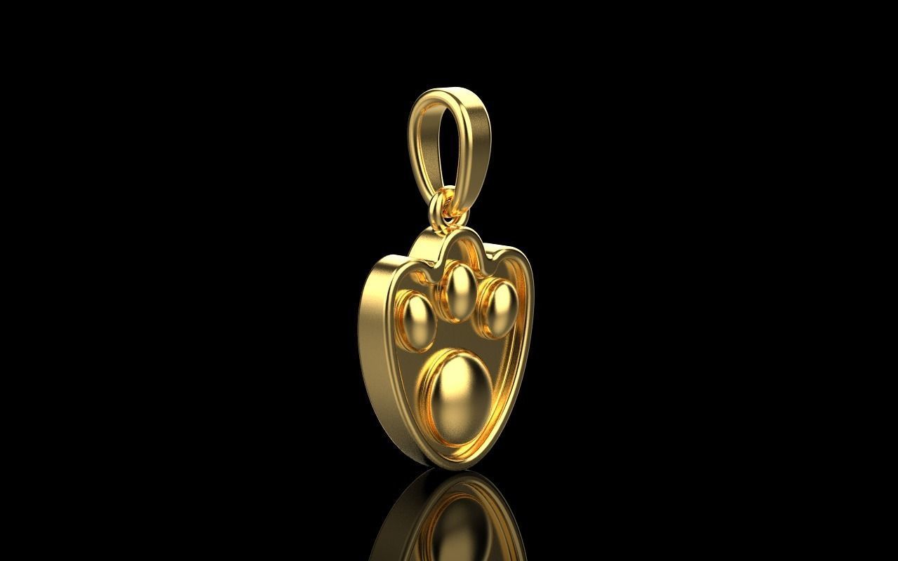 Rabbit lucky pendant model 320 3D print model_25