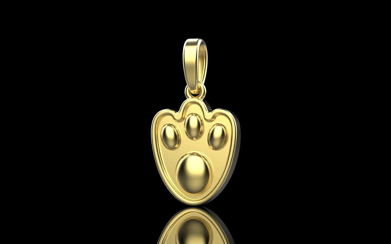Rabbit lucky pendant model 320 3D print model_15