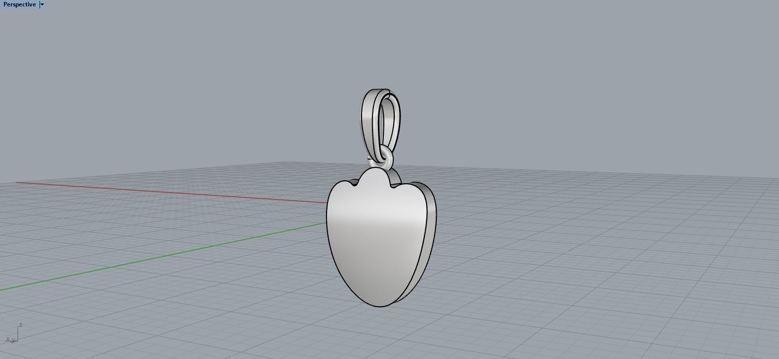 Rabbit lucky pendant model 320 3D print model_12