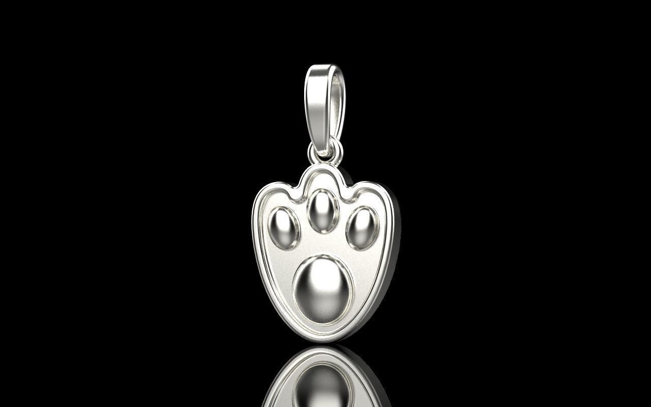 Rabbit lucky pendant model 320 3D print model_1