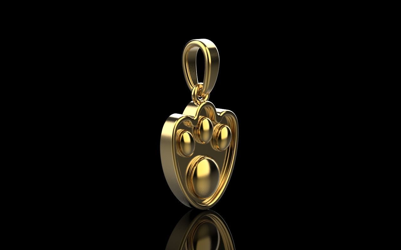 Rabbit lucky pendant model 320 3D print model_31