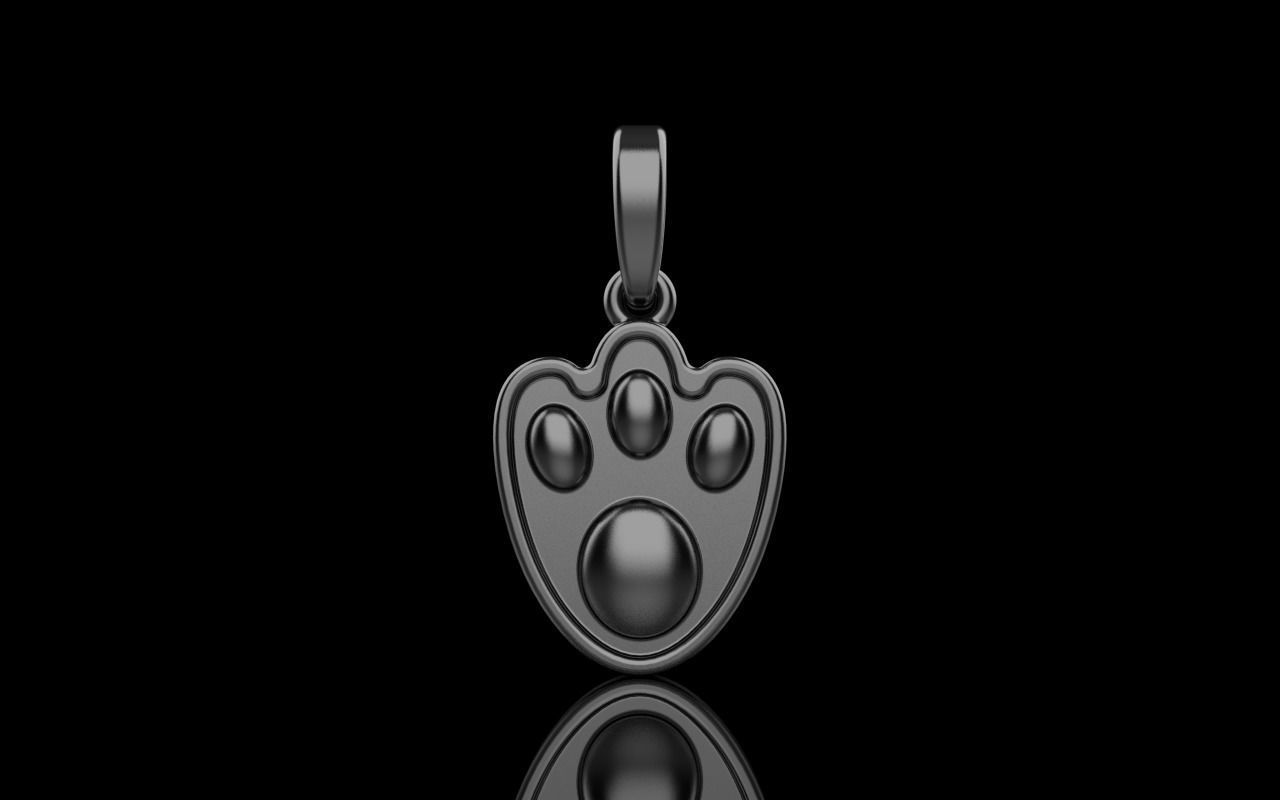 Rabbit lucky pendant model 320 3D print model_20