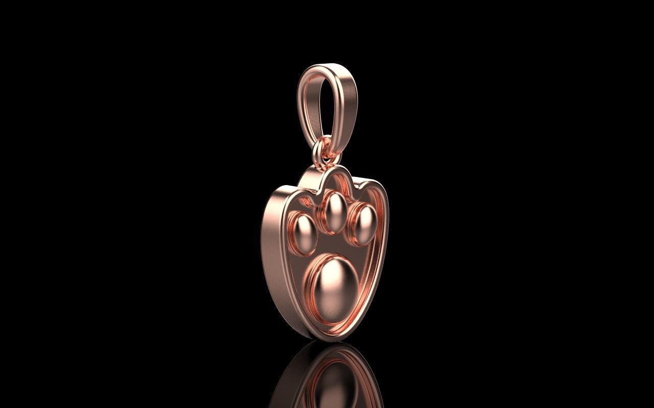 Rabbit lucky pendant model 320 3D print model_27